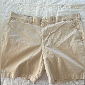 Tommy Hilfiger Men's Tan Flat Front Shorts
